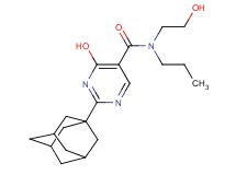 2-(1-adamantyl)-4-hydroxy-N-(2-hydroxyethyl)-N-propylpyrimidine-5-carboxamide