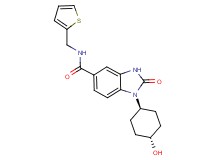 1-(trans-4-hydroxycyclohexyl)-2-oxo-N-(2-thienylmethyl)-2,3-dihydro-1H-benzimidazole-5-carboxamide