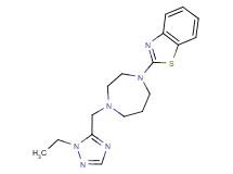 2-{4-[(1-ethyl-1H-1,2,4-triazol-5-yl)methyl]-1,4-diazepan-1-yl}-1,3-benzothiazole