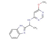 N-[1-(1H-benzimidazol-2-yl)ethyl]-6-methoxypyrimidin-4-amine