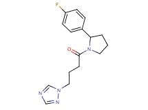 1-{4-[2-(4-fluorophenyl)pyrrolidin-1-yl]-4-oxobutyl}-1H-1,2,4-triazole