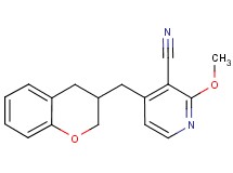 4-(3,4-dihydro-2H-chromen-3-ylmethyl)-2-methoxynicotinonitrile