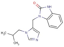 1-[(1-isobutyl-1H-imidazol-5-yl)methyl]-1,3-dihydro-2H-benzimidazol-2-one