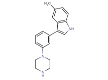 5-methyl-3-(3-piperazin-1-ylphenyl)-1H-indole