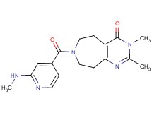 2,3-dimethyl-7-[2-(methylamino)isonicotinoyl]-3,5,6,7,8,9-hexahydro-4H-pyrimido[4,5-d]azepin-4-one