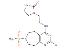 1-(2-{[7-(methylsulfonyl)-6,7,8,9-tetrahydro-5H-pyrimido[4,5-d]azepin-4-yl]amino}ethyl)imidazolidin-2-one