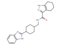 N-{[4-(1H-benzimidazol-2-yl)cyclohexyl]methyl}-4,5,6,7-tetrahydro-1H-indazole-3-carboxamide