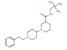 N-(2,2-dimethylpropyl)-1'-(2-phenylethyl)-1,4'-bipiperidine-3-carboxamide