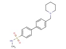 N-methyl-4'-(piperidin-1-ylmethyl)biphenyl-4-sulfonamide