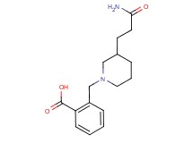 2-{[3-(3-amino-3-oxopropyl)piperidin-1-yl]methyl}benzoic acid