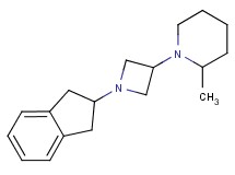 1-[1-(2,3-dihydro-1H-inden-2-yl)azetidin-3-yl]-2-methylpiperidine