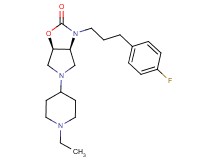 (3aS*,6aR*)-5-(1-ethyl-4-piperidinyl)-3-[3-(4-fluorophenyl)propyl]hexahydro-2H-pyrrolo[3,4-d][1,3]oxazol-2-one