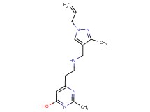 6-(2-{[(1-allyl-3-methyl-1H-pyrazol-4-yl)methyl]amino}ethyl)-2-methylpyrimidin-4-ol