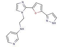 N-(2-{2-[5-(1H-pyrazol-3-yl)-2-furyl]-1H-imidazol-1-yl}ethyl)pyridin-3-amine