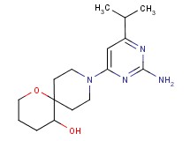 9-(2-amino-6-isopropylpyrimidin-4-yl)-1-oxa-9-azaspiro[5.5]undecan-5-ol