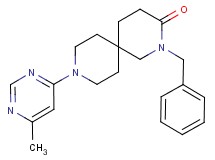 2-benzyl-9-(6-methylpyrimidin-4-yl)-2,9-diazaspiro[5.5]undecan-3-one