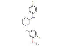 1-(4-fluoro-3-methoxybenzyl)-N-(4-fluorophenyl)-3-piperidinamine