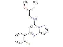 5-(2-fluorophenyl)-N-(2-methoxybutyl)pyrazolo[1,5-a]pyrimidin-7-amine