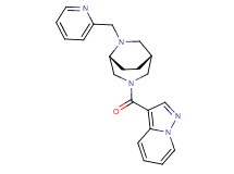 3-{[(1R*,5R*)-6-(2-pyridinylmethyl)-3,6-diazabicyclo[3.2.2]non-3-yl]carbonyl}pyrazolo[1,5-a]pyridine