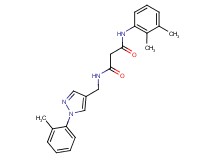 N-(2,3-dimethylphenyl)-N'-{[1-(2-methylphenyl)-1H-pyrazol-4-yl]methyl}malonamide