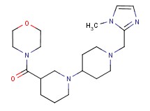 1'-[(1-methyl-1H-imidazol-2-yl)methyl]-3-(morpholin-4-ylcarbonyl)-1,4'-bipiperidine