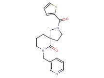 7-(3-pyridinylmethyl)-2-(2-thienylcarbonyl)-2,7-diazaspiro[4.5]decan-6-one