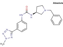 N-[(3S)-1-benzylpyrrolidin-3-yl]-N'-[3-(2-methyl-2H-tetrazol-5-yl)phenyl]urea