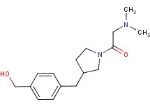 (4-{[1-(N,N-dimethylglycyl)pyrrolidin-3-yl]methyl}phenyl)methanol