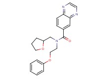 N-(2-phenoxyethyl)-N-(tetrahydrofuran-2-ylmethyl)quinoxaline-6-carboxamide