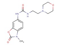 N-(3-methyl-2-oxo-2,3-dihydro-1,3-benzoxazol-6-yl)-N'-(2-morpholin-4-ylethyl)urea