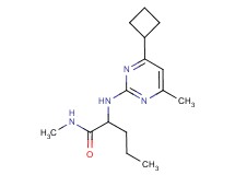 N~2~-(4-cyclobutyl-6-methylpyrimidin-2-yl)-N~1~-methylnorvalinamide
