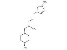 [(cis-4-aminocyclohexyl)methyl]methyl[3-(1-methyl-1H-pyrazol-4-yl)propyl]amine
