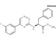 methyl N-[5-(3-fluorophenyl)-1,2,4-triazin-3-yl]-L-phenylalaninate