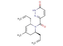 6-{[(2S*,6S*)-2,6-diallyl-4-methyl-3,6-dihydro-1(2H)-pyridinyl]carbonyl}-3(2H)-pyridazinone