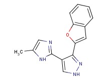 3-(1-benzofuran-2-yl)-4-(5-methyl-1H-imidazol-2-yl)-1H-pyrazole
