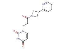 1-{3-oxo-3-[3-(2-pyridinyl)-1-azetidinyl]propyl}-2,4(1H,3H)-pyrimidinedione