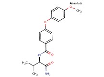N-[(1R)-1-(aminocarbonyl)-2-methylpropyl]-4-(4-methoxyphenoxy)benzamide