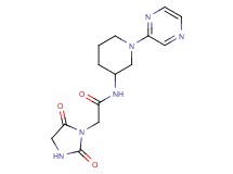 2-(2,5-dioxoimidazolidin-1-yl)-N-(1-pyrazin-2-ylpiperidin-3-yl)acetamide