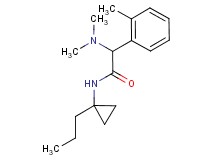 2-(dimethylamino)-2-(2-methylphenyl)-N-(1-propylcyclopropyl)acetamide