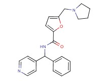 N-[phenyl(pyridin-4-yl)methyl]-5-(pyrrolidin-1-ylmethyl)-2-furamide