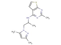 N-[2-(3,5-dimethyl-1H-pyrazol-1-yl)-1-methylethyl]-2-methylthieno[2,3-d]pyrimidin-4-amine
