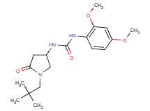 N-(2,4-dimethoxyphenyl)-N'-[1-(2,2-dimethylpropyl)-5-oxo-3-pyrrolidinyl]urea