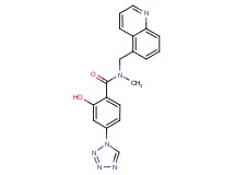 2-hydroxy-N-methyl-N-(5-quinolinylmethyl)-4-(1H-tetrazol-1-yl)benzamide