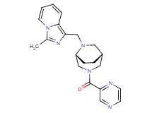 3-methyl-1-{[(1R*,5R*)-3-(2-pyrazinylcarbonyl)-3,6-diazabicyclo[3.2.2]non-6-yl]methyl}imidazo[1,5-a]pyridine