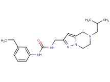 N-(3-ethylphenyl)-N'-[(5-isobutyl-4,5,6,7-tetrahydropyrazolo[1,5-a]pyrazin-2-yl)methyl]urea