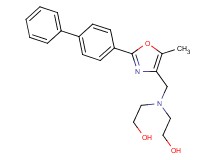 2,2'-({[2-(4-biphenylyl)-5-methyl-1,3-oxazol-4-yl]methyl}imino)diethanol