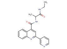N-[2-(ethylamino)-1-methyl-2-oxoethyl]-2-pyridin-3-ylquinoline-4-carboxamide