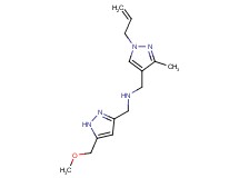 1-(1-allyl-3-methyl-1H-pyrazol-4-yl)-N-{[5-(methoxymethyl)-1H-pyrazol-3-yl]methyl}methanamine