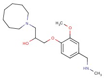1-(1-azocanyl)-3-{2-methoxy-4-[(methylamino)methyl]phenoxy}-2-propanol