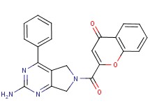 2-[(2-amino-4-phenyl-5,7-dihydro-6H-pyrrolo[3,4-d]pyrimidin-6-yl)carbonyl]-4H-chromen-4-one
